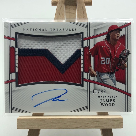 Panini Other - James Wood Patch Auto